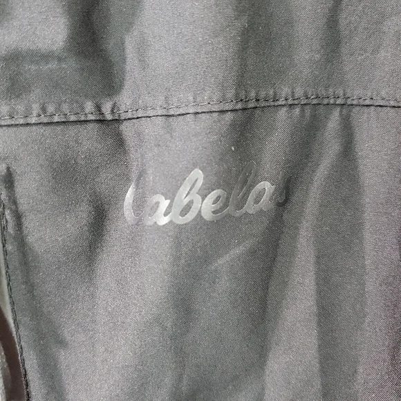 Cabela's Men's Gore-Tex Light Fishing Rain Boating Jacket Coat Black Size LT EUC - Picture 3 of 14